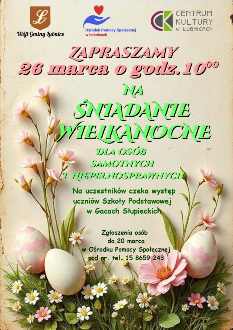 ŚNIADANIE WIELKANOCNE