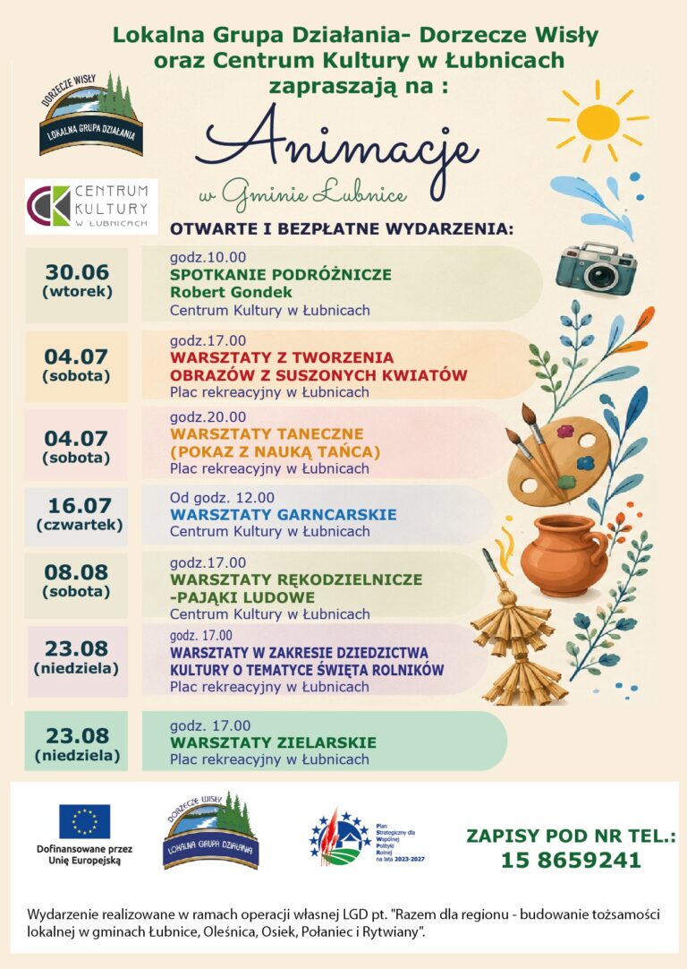 Animacje w Gminie Łubnice